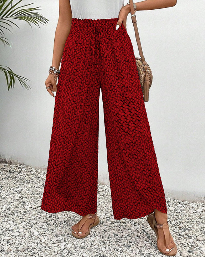 Sapphira | pantalons pour femmes avec impression géométrique