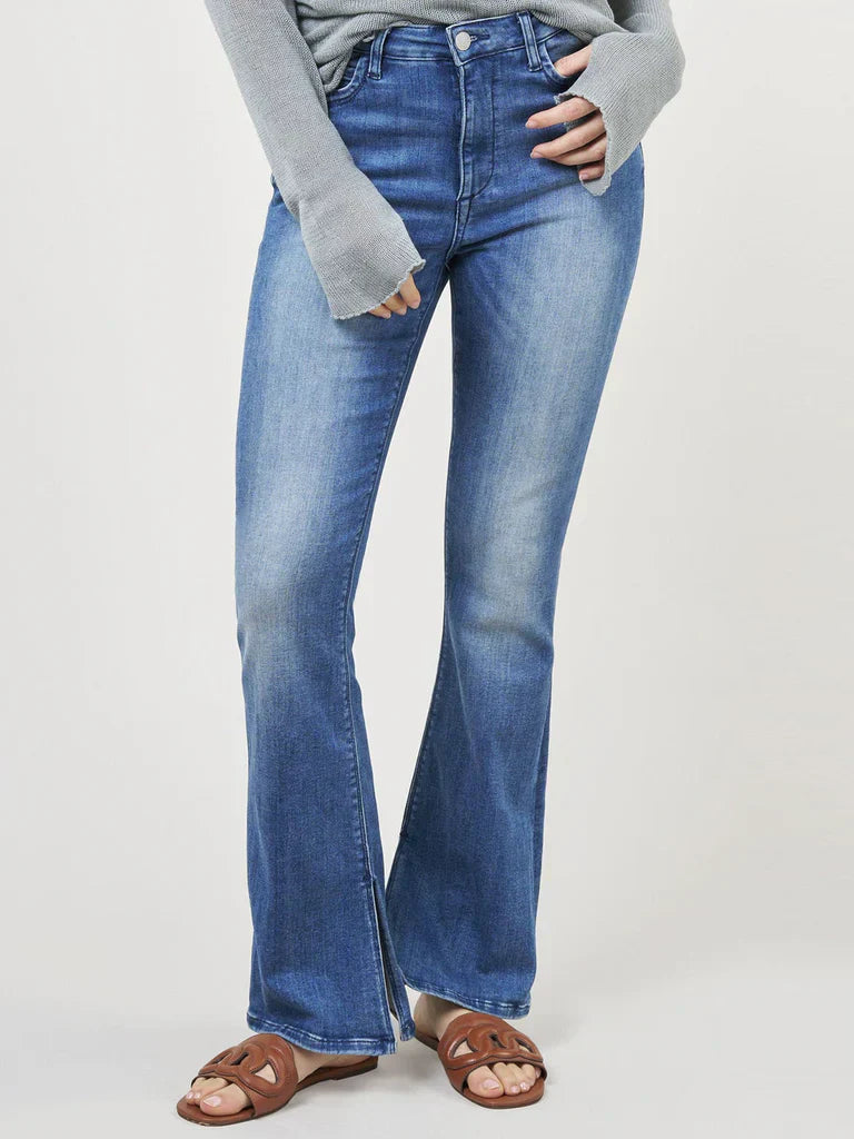 Vicky bootcut bleu opéra