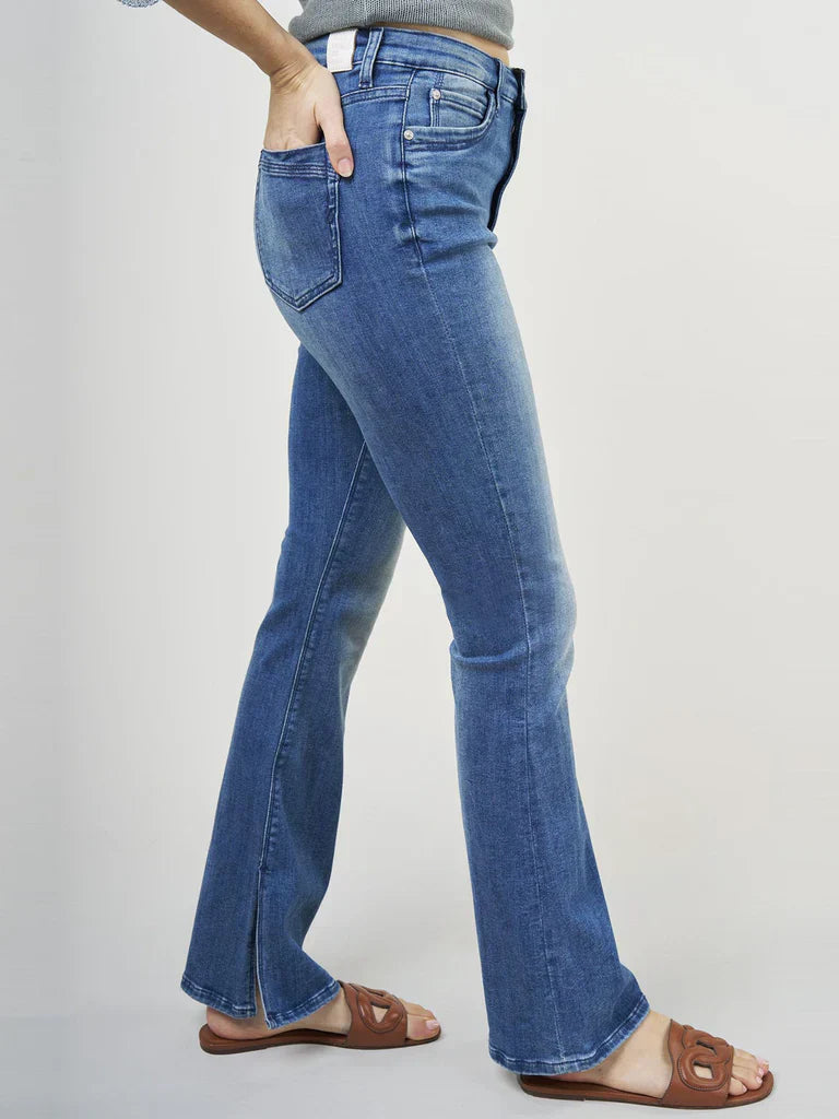 Vicky bootcut bleu opéra