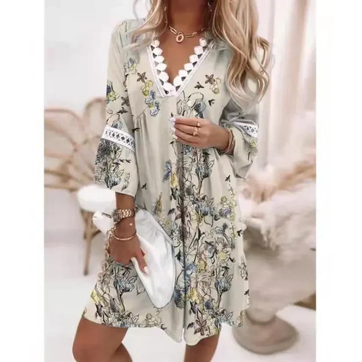 Cassandre - robe d'été à fleurs légères