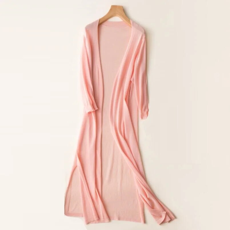 Cardigan long en tricot - Alyssa