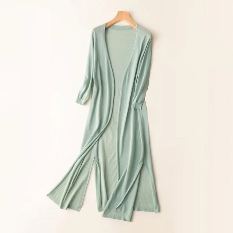 Cardigan long en tricot - Alyssa