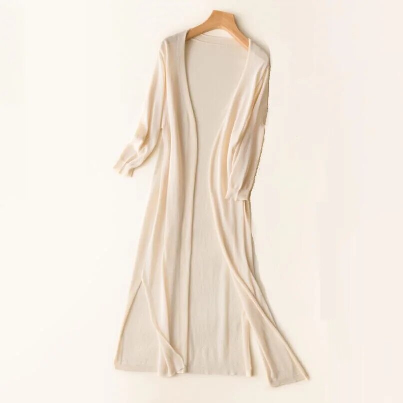 Cardigan long en tricot - Alyssa