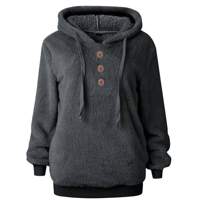 Susi - sweatshirt à capuche en polaire moelleuse pour femme
