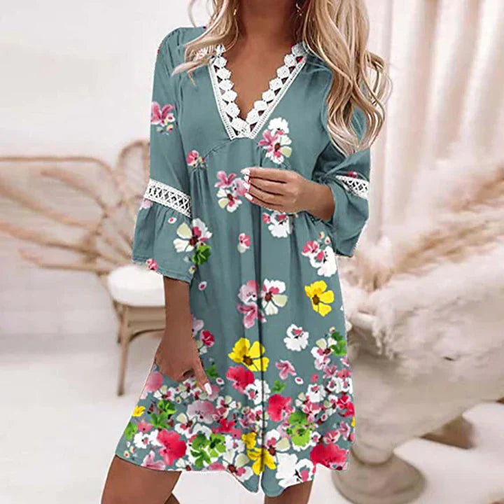 Cassandre - robe d'été à fleurs légères