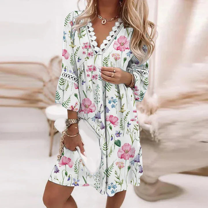 Cassandre - robe d'été à fleurs légères