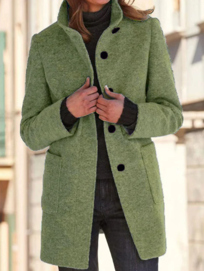 Felicity - un manteau boutonné élégant et confortable
