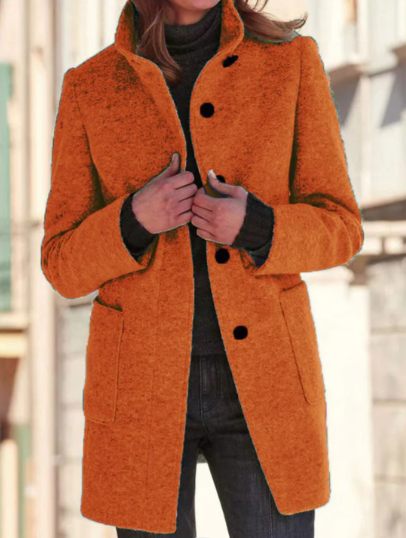 Felicity - un manteau boutonné élégant et confortable