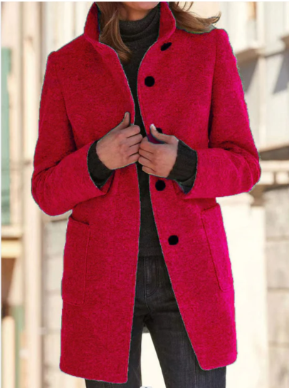 Felicity - un manteau boutonné élégant et confortable