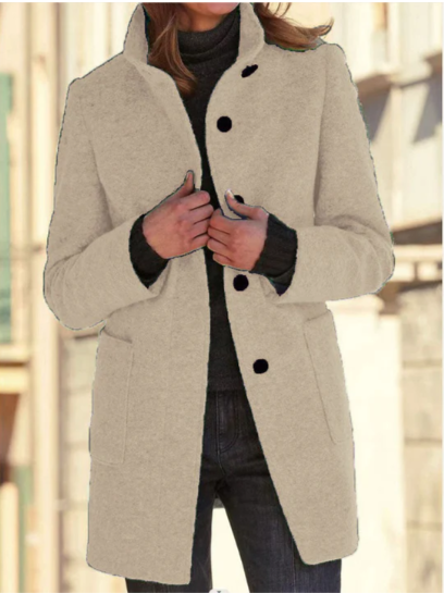 Felicity - un manteau boutonné élégant et confortable