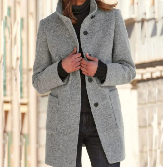 Felicity - un manteau boutonné élégant et confortable