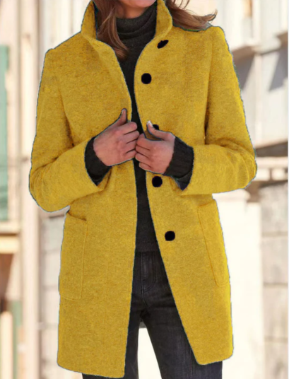 Felicity - un manteau boutonné élégant et confortable