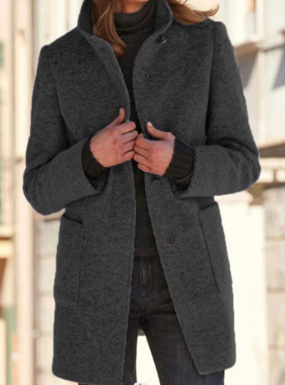 Felicity - un manteau boutonné élégant et confortable