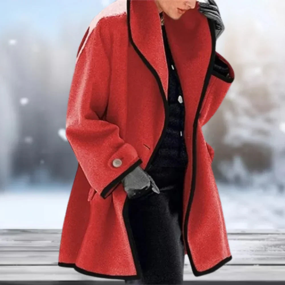 Carmel - manteau de laine rétro
