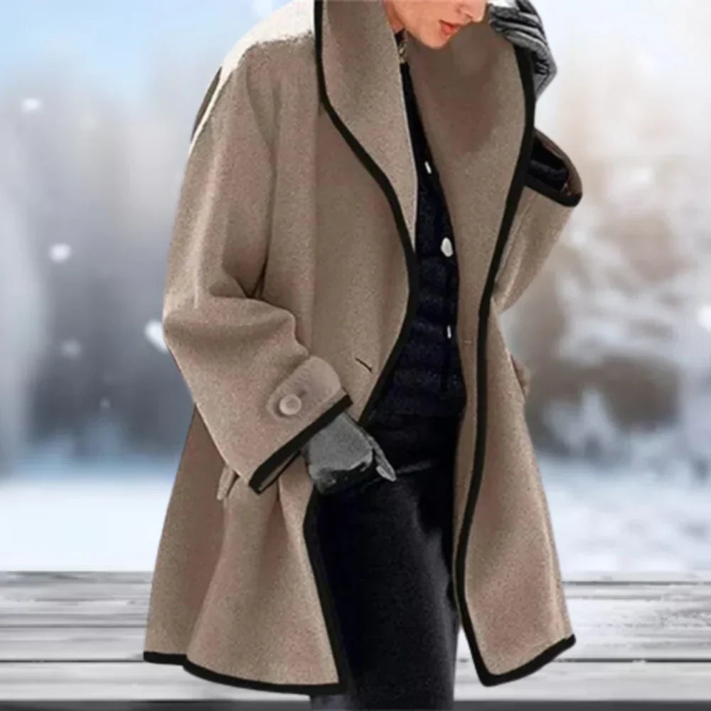 Carmel - manteau de laine rétro