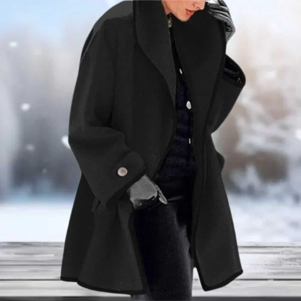 Carmel - manteau de laine rétro