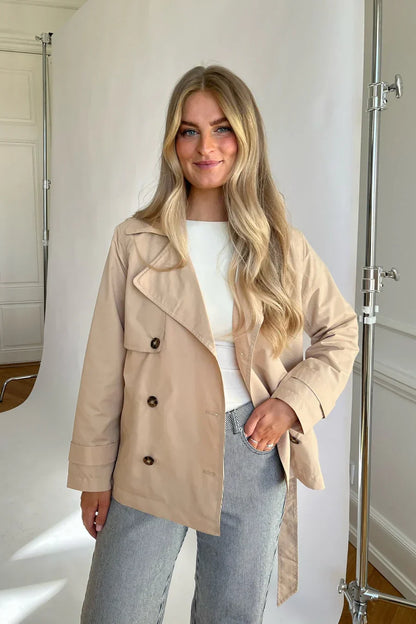 Cella - veste en peau de mouton pour femmes avec coupe ample