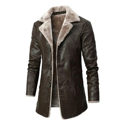Ikar - manteau de cuir épais et chaud pour homme