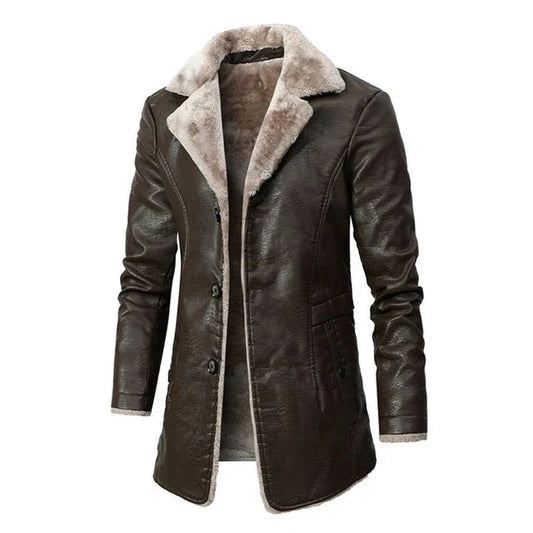 Ikar - manteau de cuir épais et chaud pour homme