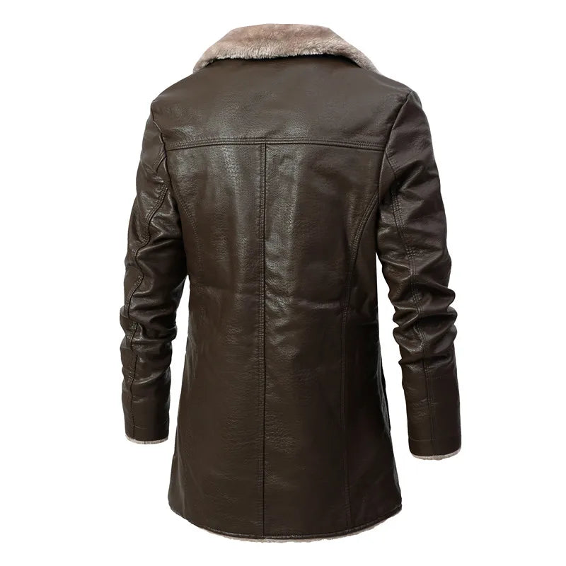 Ikar - manteau de cuir épais et chaud pour homme