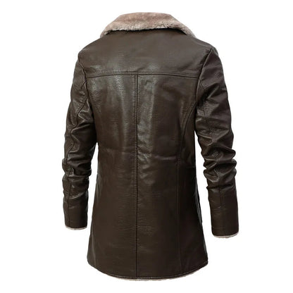 Ikar - manteau de cuir épais et chaud pour homme