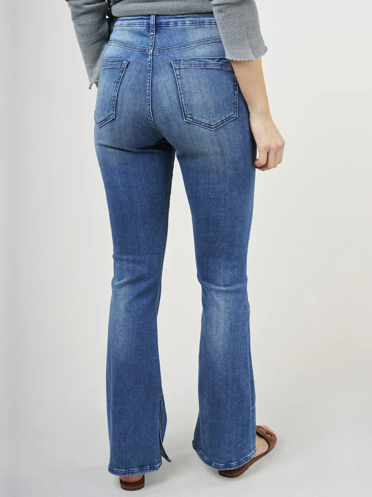 Vicky bootcut bleu opéra