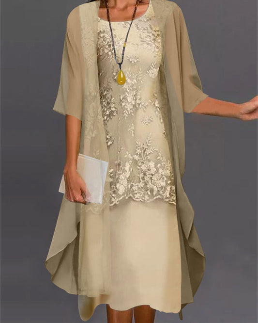 Robe deux pièces en mousseline - Roma