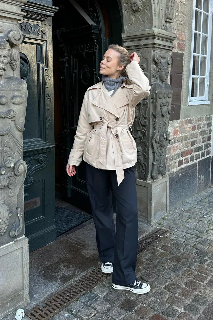 Cella - veste en peau de mouton pour femmes avec coupe ample