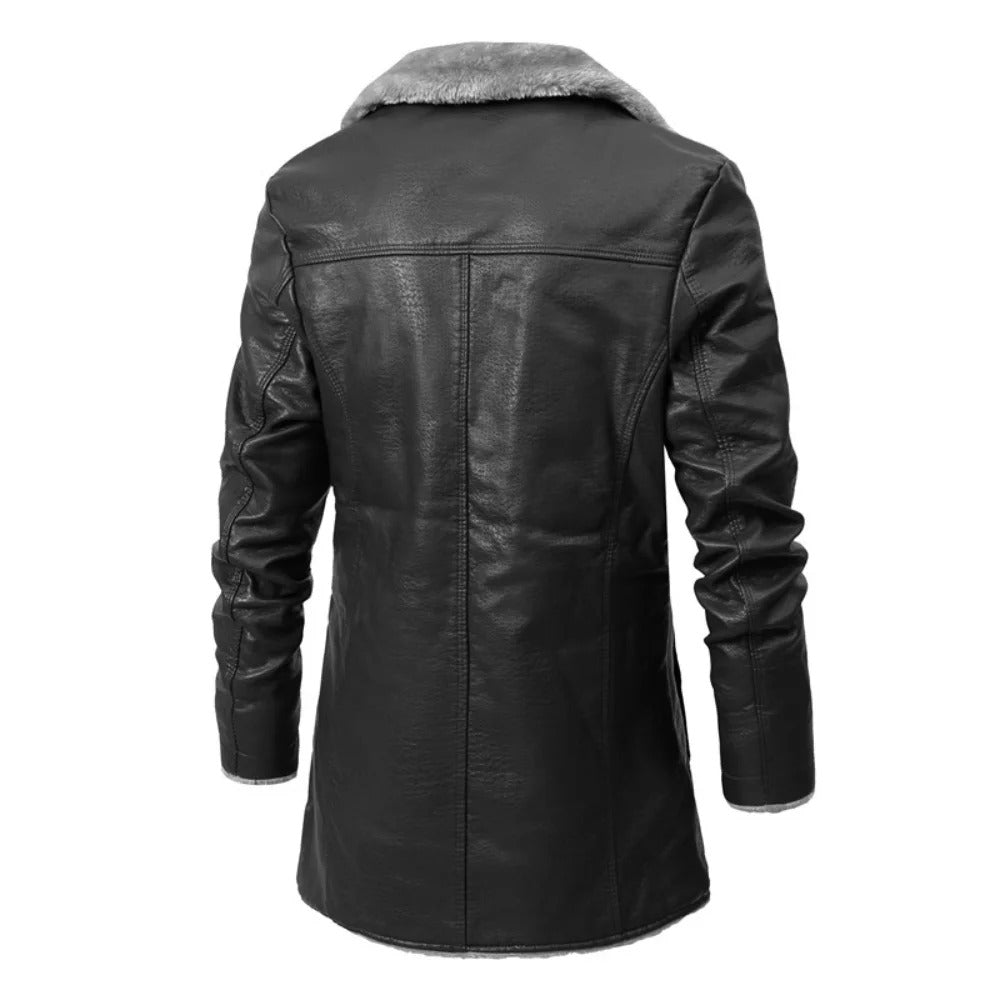 Ikar - manteau de cuir épais et chaud pour homme