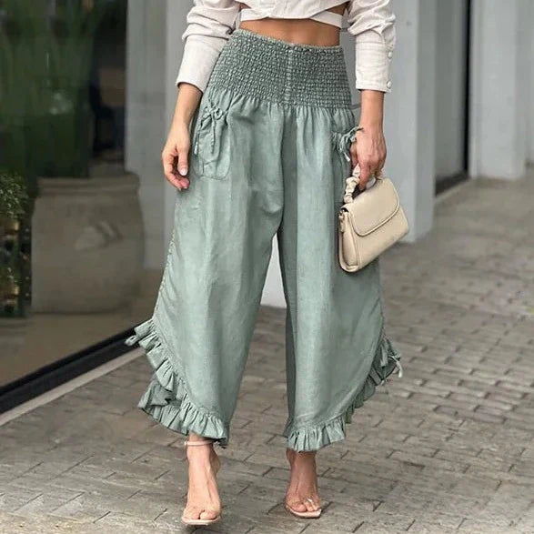 Tiril - pantalon en lin pour femme