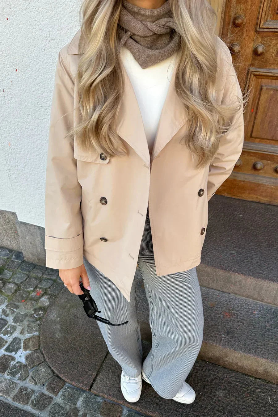 Cella - veste en peau de mouton pour femmes avec coupe ample