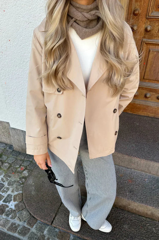 Cella - veste en peau de mouton pour femmes avec coupe ample