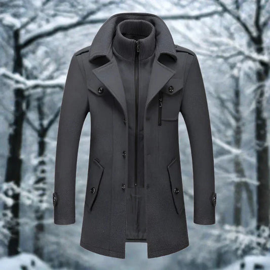 Legs - manteau d'hiver extra épais avec col haut