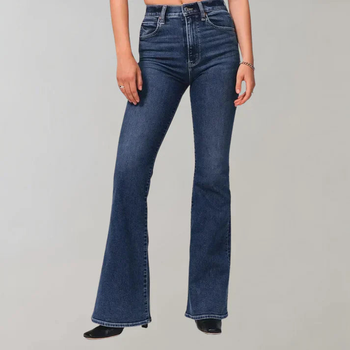 Pantalon évasé femme