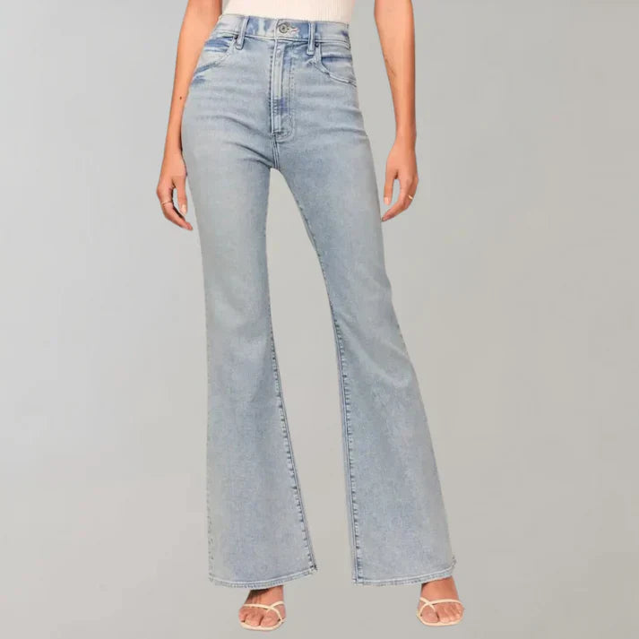 Pantalon évasé femme
