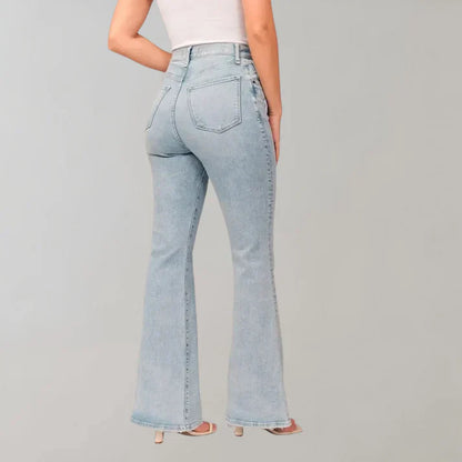 Pantalon évasé femme