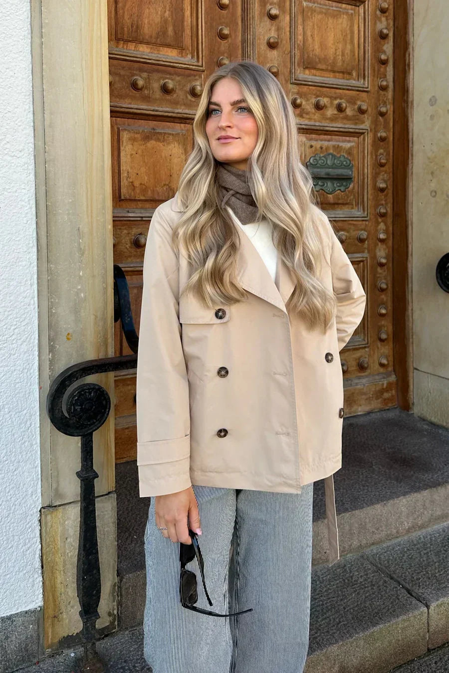 Cella - veste en peau de mouton pour femmes avec coupe ample