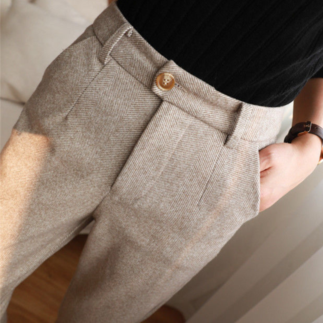 Lana - pantalons pour femmes en coton et lin