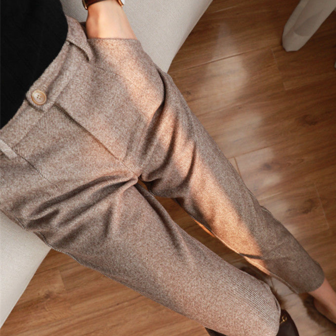 Lana - pantalons pour femmes en coton et lin
