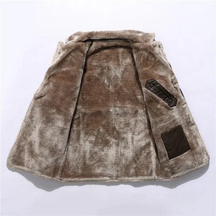 Plasa - manteau court pour homme en peau de mouton