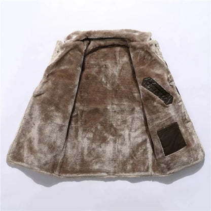 Plasa - manteau court pour homme en peau de mouton