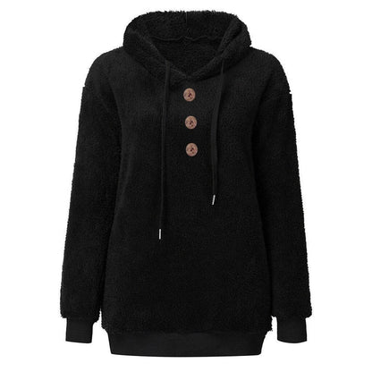 Susi - sweatshirt à capuche en polaire moelleuse pour femme
