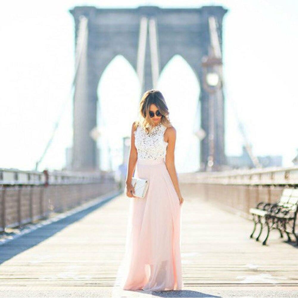 Robe d'été élégante en dentelle - Vezza