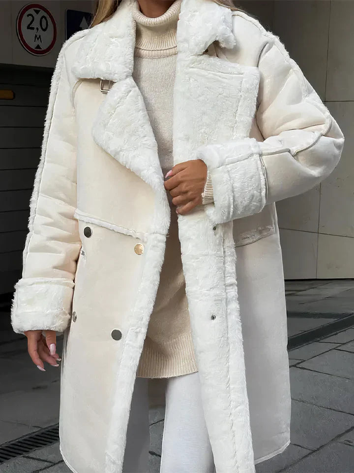Cova - manteau en peluche coupe-vent pour femme