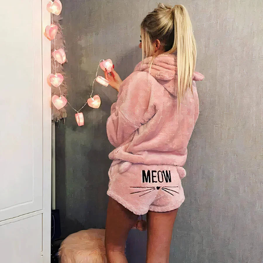 Marie - ensemble haut et short de pyjama pour femme