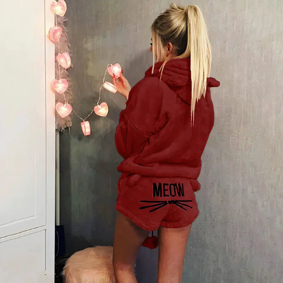 Marie - ensemble haut et short de pyjama pour femme