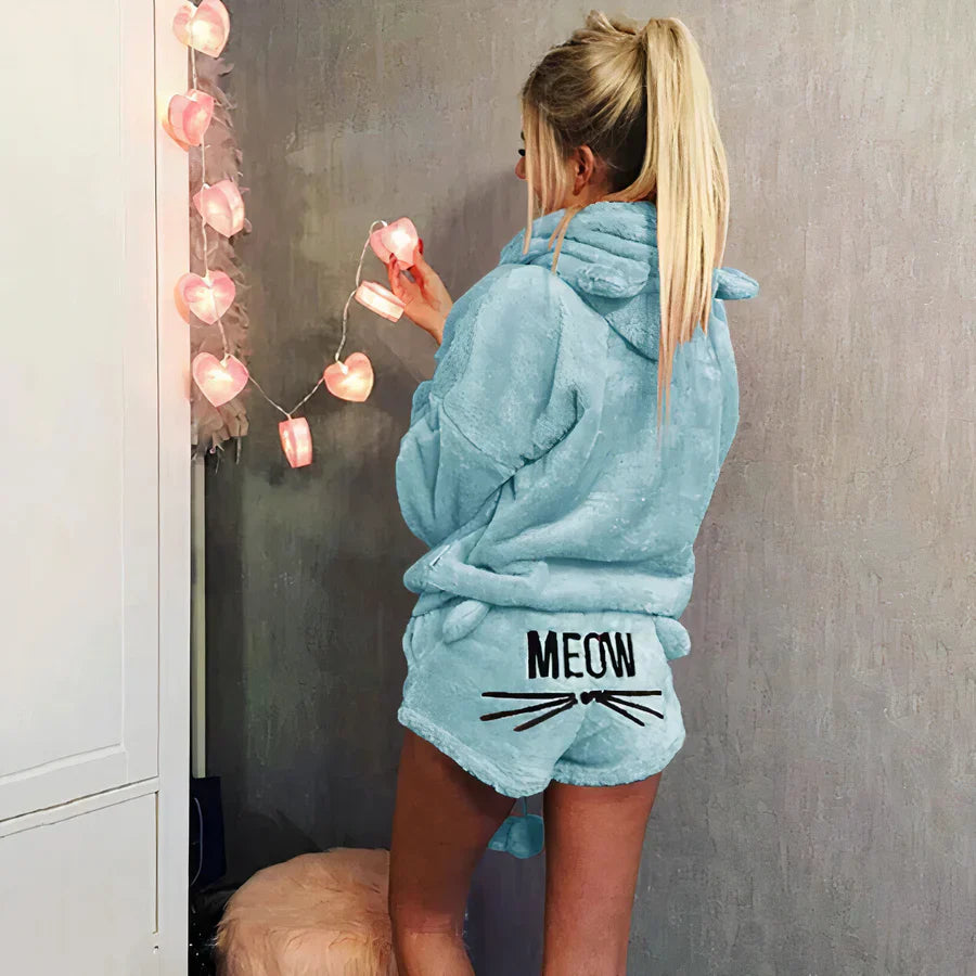 Marie - ensemble haut et short de pyjama pour femme
