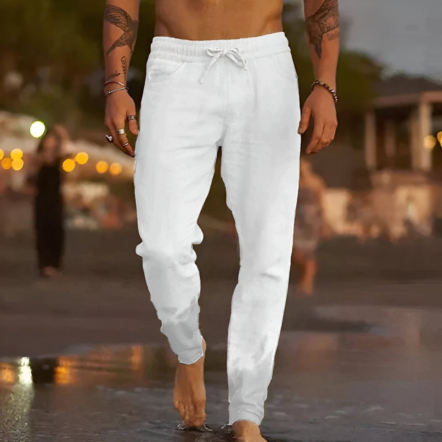 Pantalon en lin décontracté - Hadewig