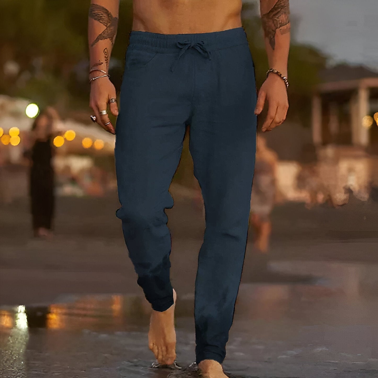 Pantalon en lin décontracté - Hadewig