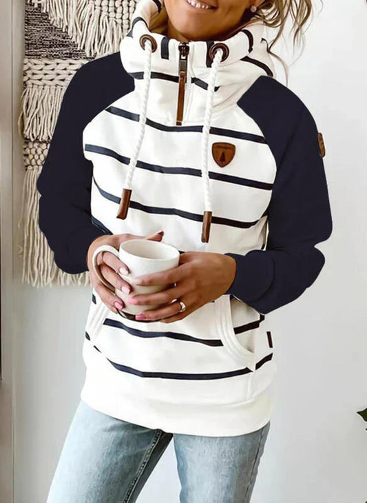 Janet - pull rayé tendance et stylé